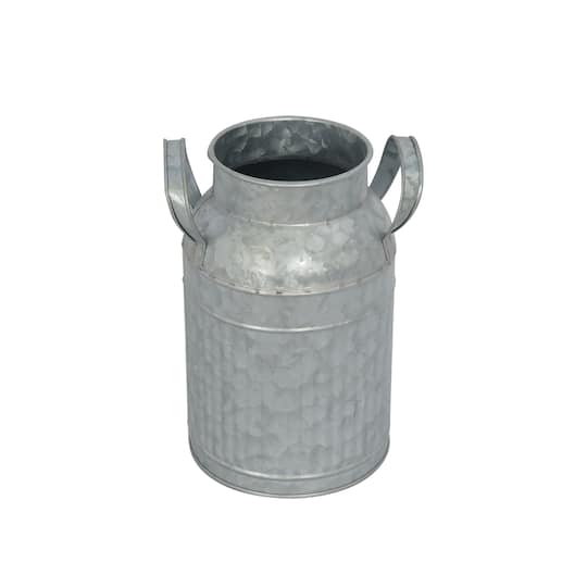 8 Galvanized Metal Milk Jug By Ashland Michaels